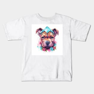 Crystal Staffy Kids T-Shirt